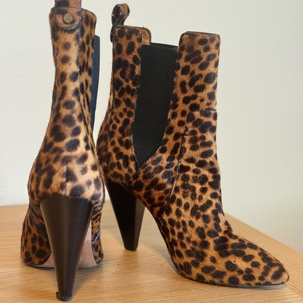 Veronica Beard Pony Hair Chelsea Boots